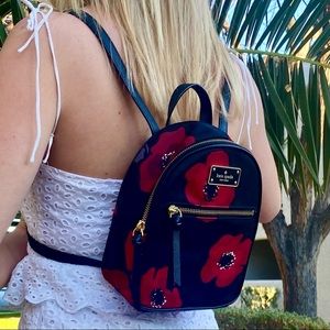 NWOT Kate Spade Mini Poppy Backpack